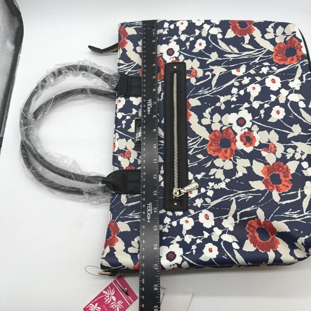Trina Turk Jardin De Paris Floral‎ Tote Bag Handbag Purse Vegan Leather $148